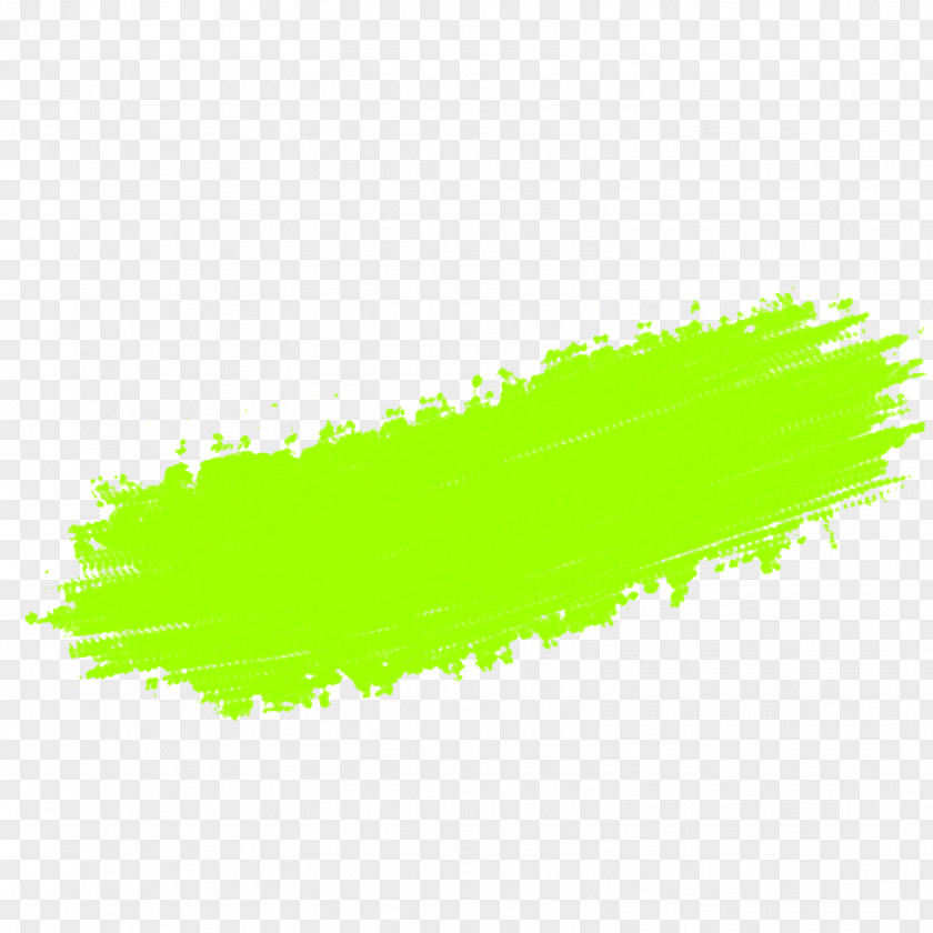 Watercolor Brush Stroke Leaf Font PNG
