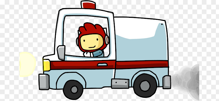 Child Truck Ambulance Cartoon PNG