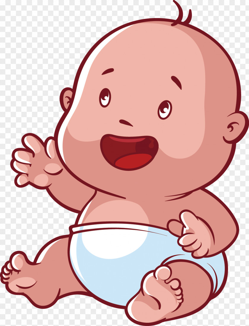 Baby Infant Drawing Crying Cartoon Clip Art PNG