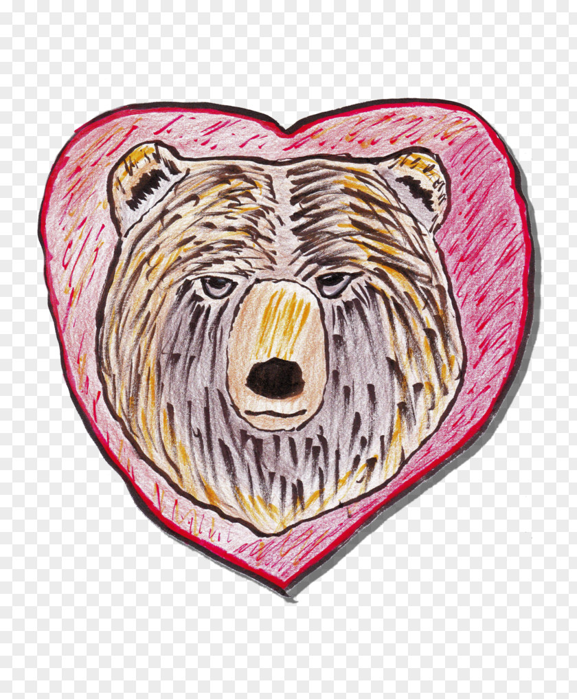 Cat Big Snout Heart PNG