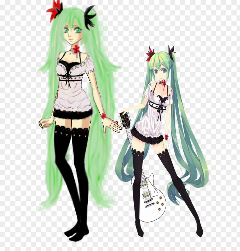 Hatsune Miku The World Is Mine Vocaloid 2 Costume PNG