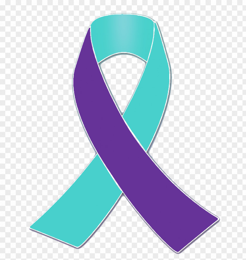 Ribbon Awareness Turquoise Green Color PNG