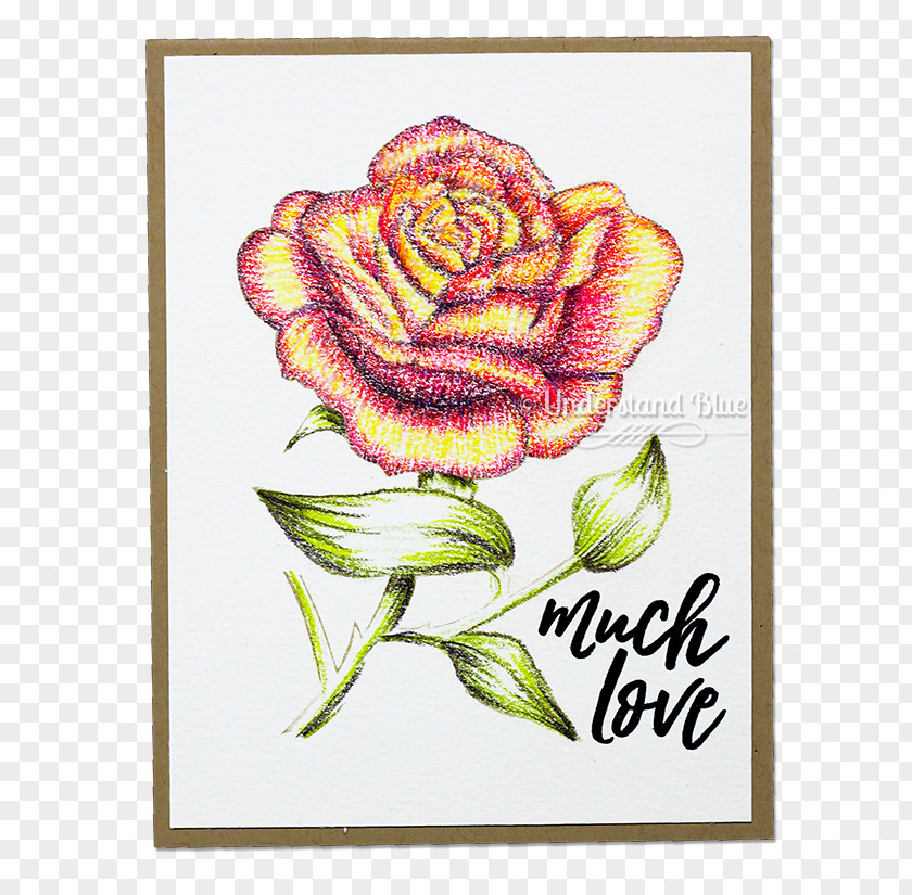 Backyard Stamp Floral Design Concord And 9th Brushed Blossom Stamps Garden Roses /m/02csf PNG