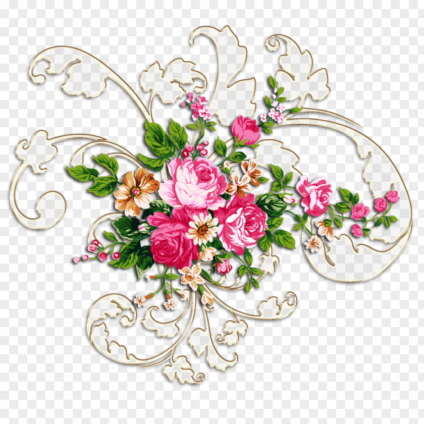Flower Garland Floral Design PNG