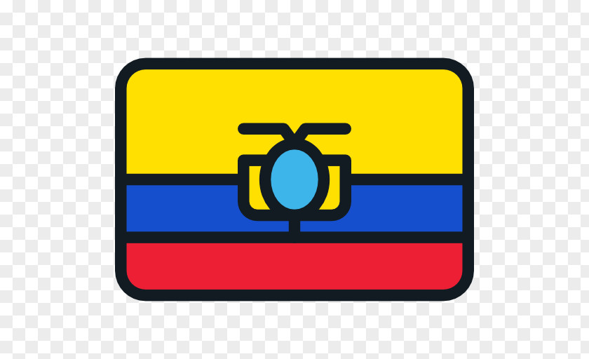 Rectangle Yellow Flag Of Ecuador PNG