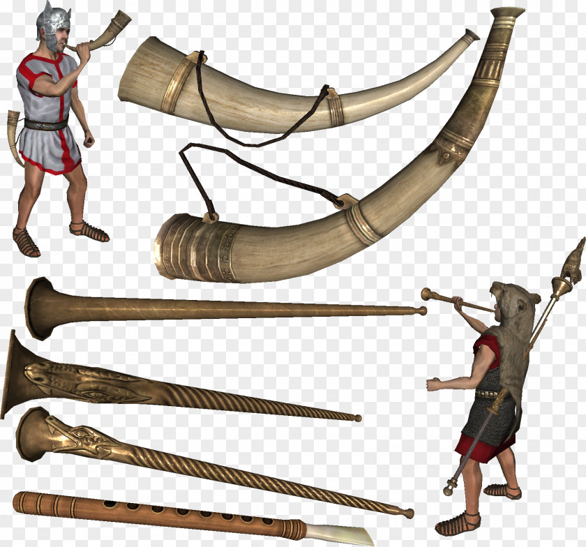 Rome Mount & Blade: Warband With Fire Sword Musical Instruments Trumpet PNG
