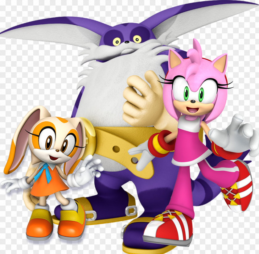 Sonic The Hedgehog & Sega All-Stars Racing Adventure 2 Big Cat Amy Rose PNG
