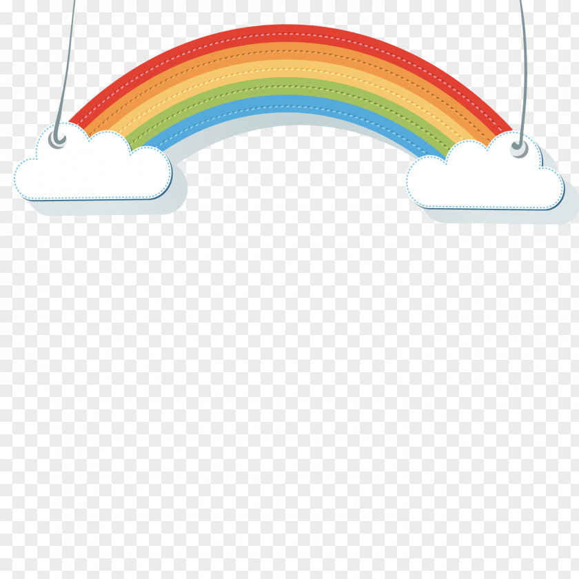 Vector Rainbow Bridge Sticker PNG