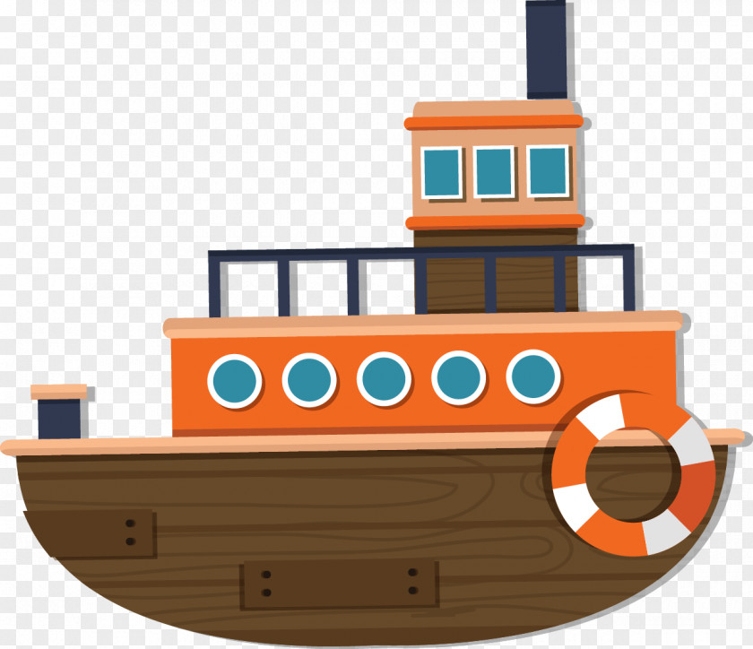 Cartoon Ship Watercraft PNG