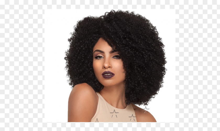 Hair Outre Big Beautiful Synthetic Lace Front Wig 4A-Kinky 3c-whirly PNG