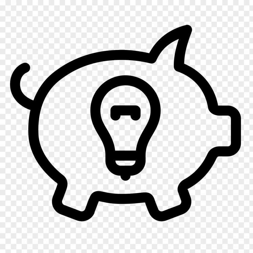 Pig Icon Piggy Bank Tirelire Business PNG