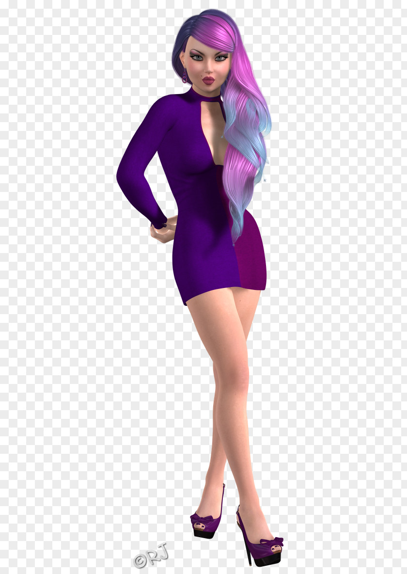 Purple Spotlights Shoulder Costume Fiction Character Animated Cartoon PNG