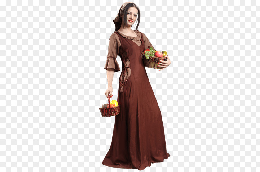 Serf Middle Ages Robe Peasant English Medieval Clothing PNG
