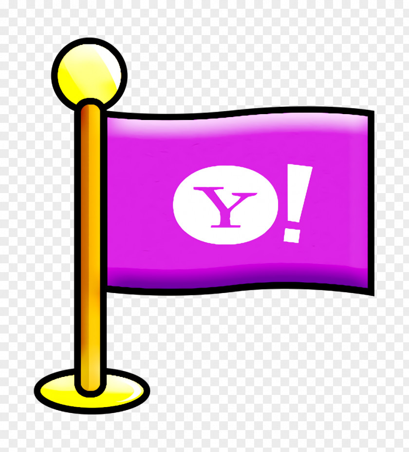 Yahoo Icon Social Flag Media Networking PNG