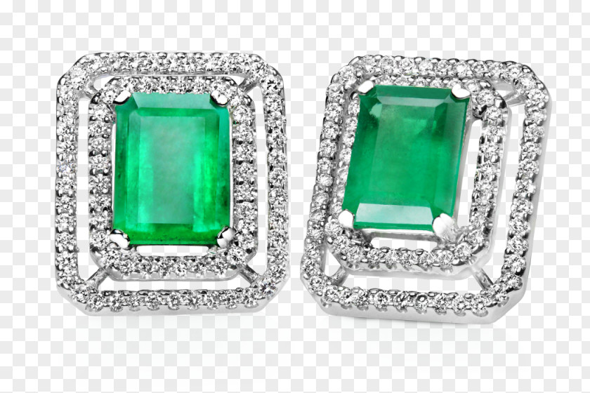 Emerald Gem Earring Sapphire Body Jewellery PNG