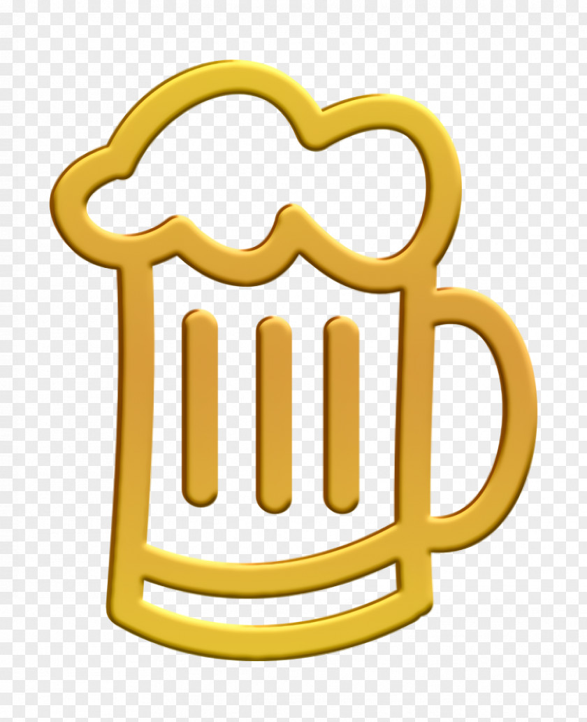 Hand Drawn Icon Food Beer Jar Outline PNG