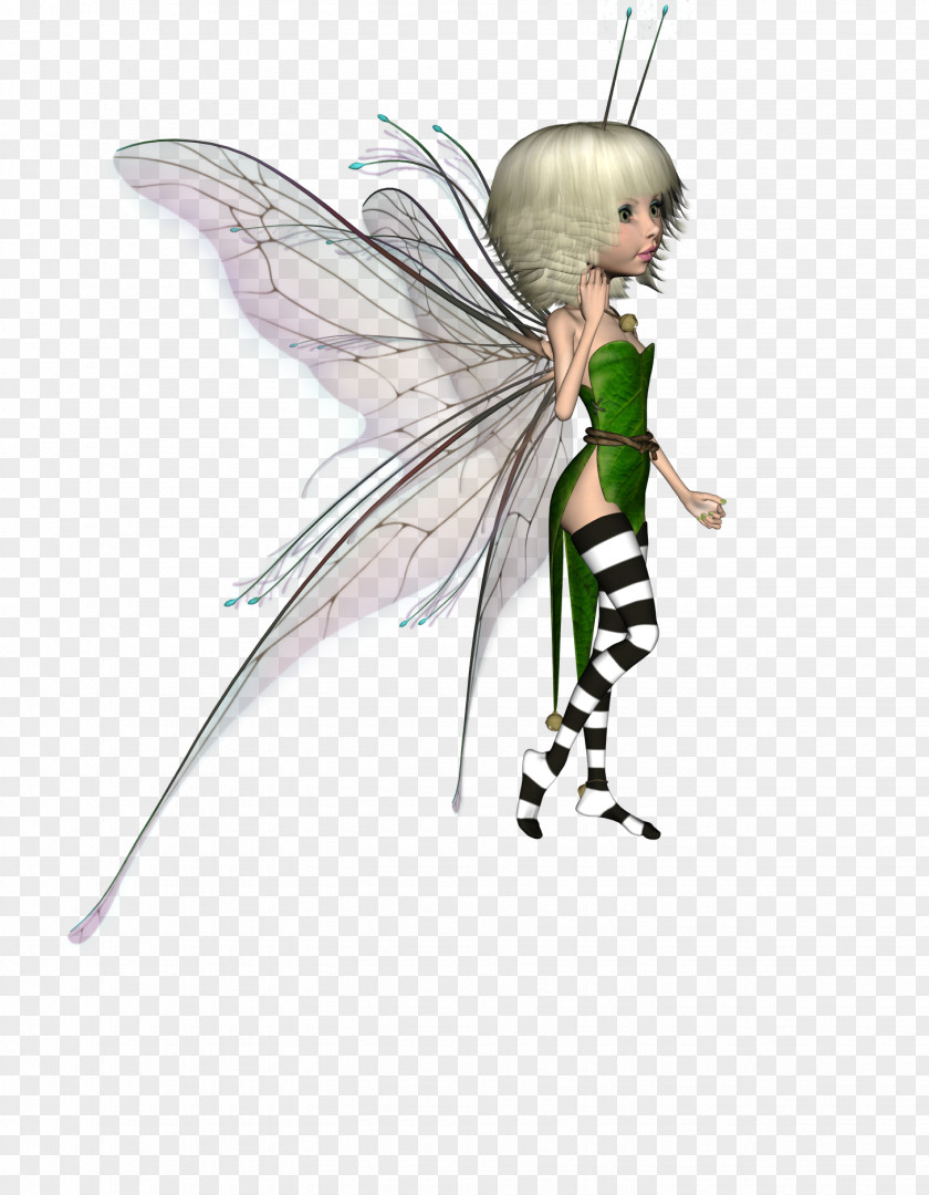 Insect Fairy Pollinator Figurine PNG