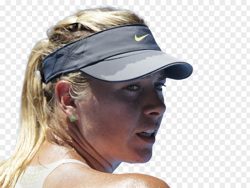 Maria Sharapova Goggles Sunglasses Hat Neck PNG