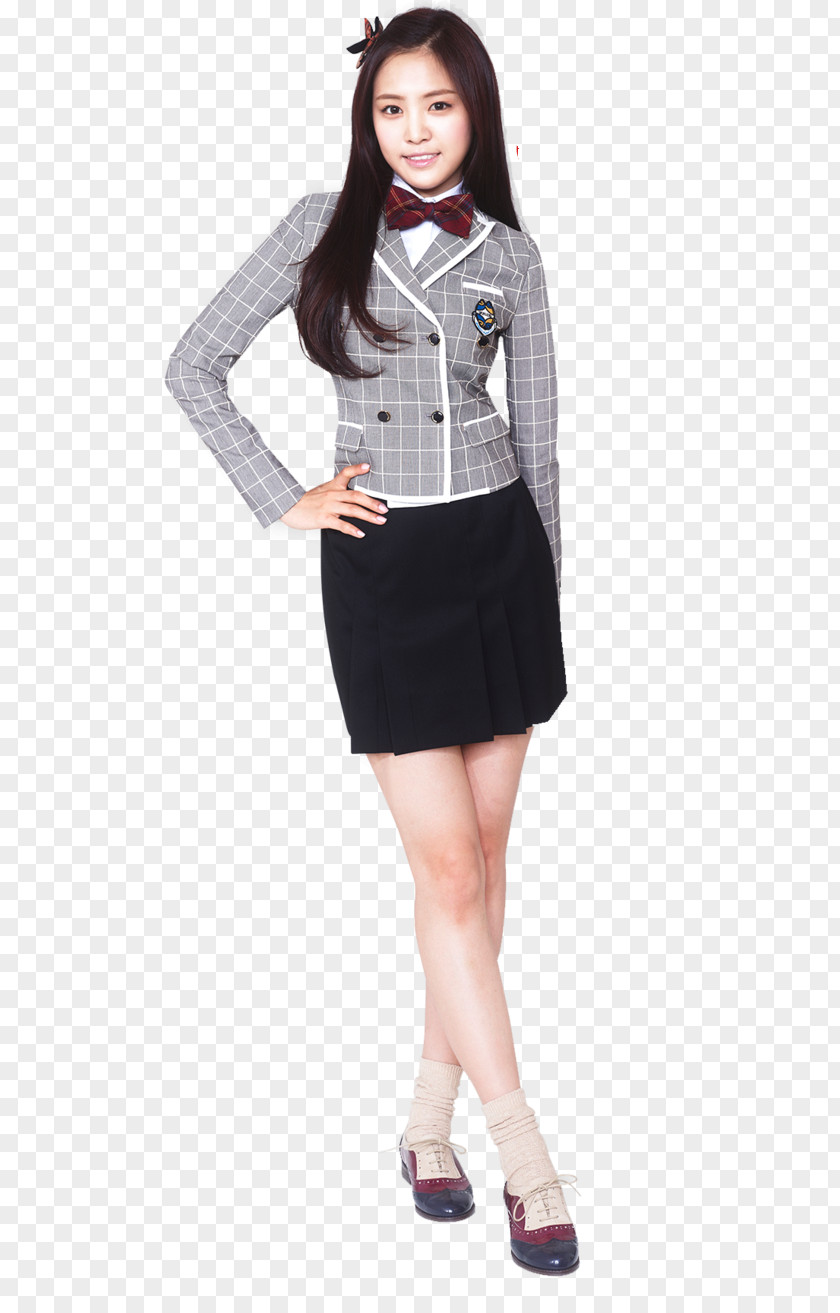 Student Play Son Na-eun Apink Outerwear Tartan Model PNG