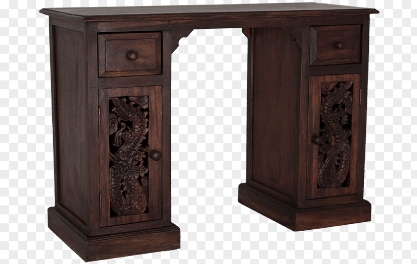 Table Antique Desk Angle PNG