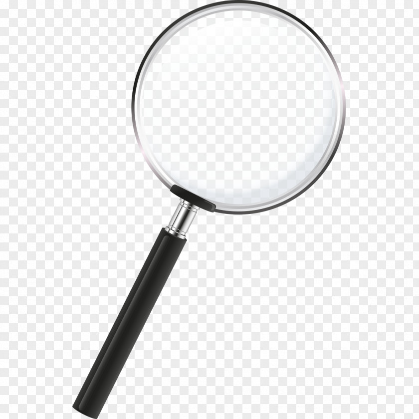 White Magnifying Glass Material Icon PNG