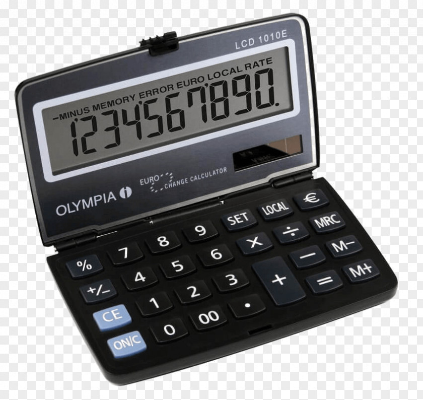 Calculator LCD Olympia Lcd 825 Liquid-crystal Display Device PNG