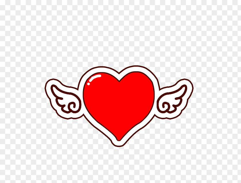 Cartoon Heart Wings Wing Download Clip Art PNG