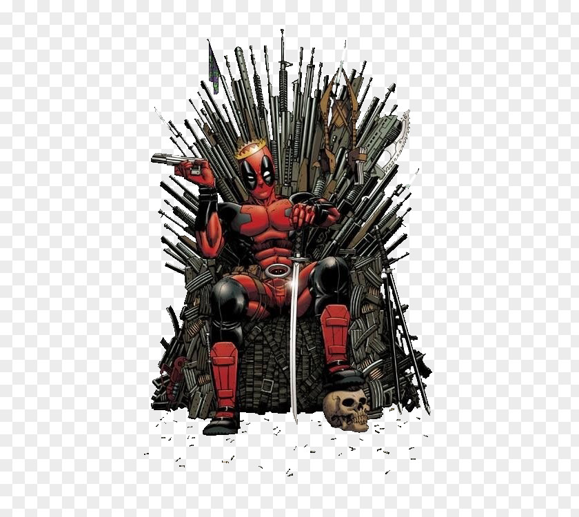 Deadpool Daenerys Targaryen Spider-Man Iron Throne Deathstroke PNG