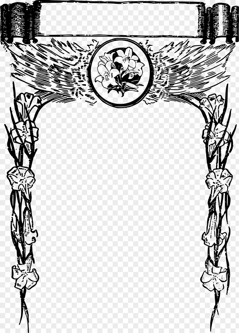 Easter Frame Wings Picture Frames Clip Art PNG