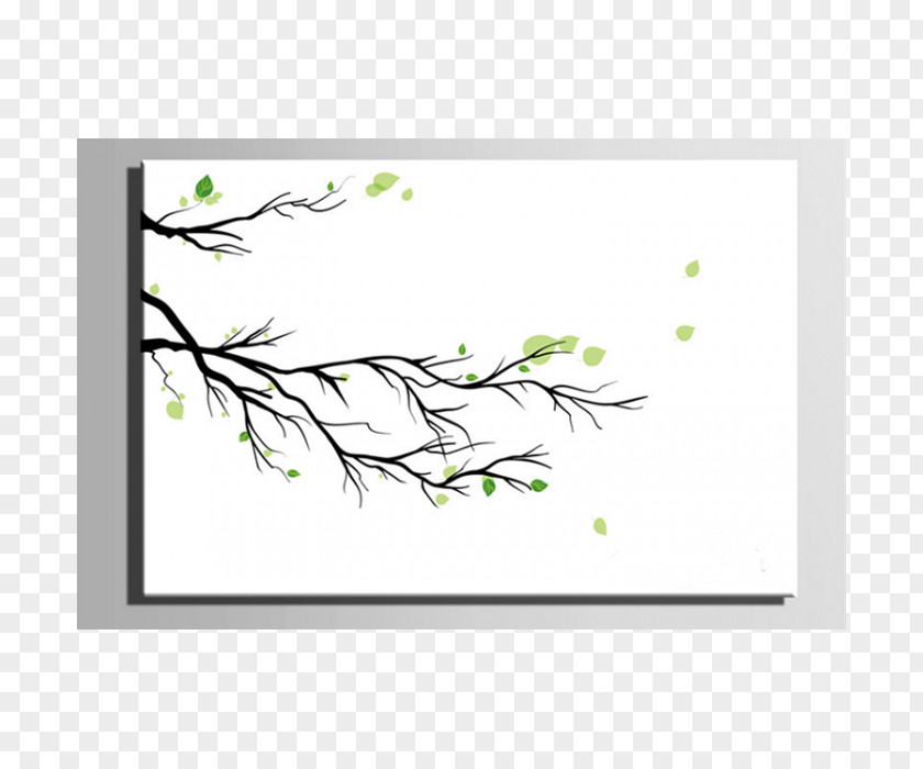 Leaf Canvas Print Branch Wedding PNG