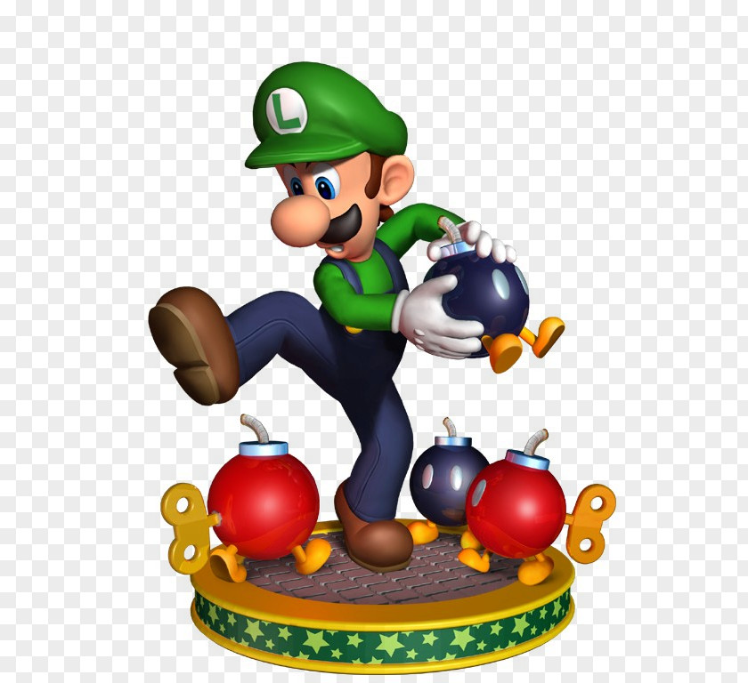 Luigi Mario Party 5 4 Bros. PNG