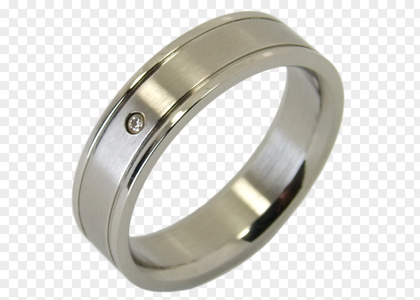 Silver Wedding Ring PNG