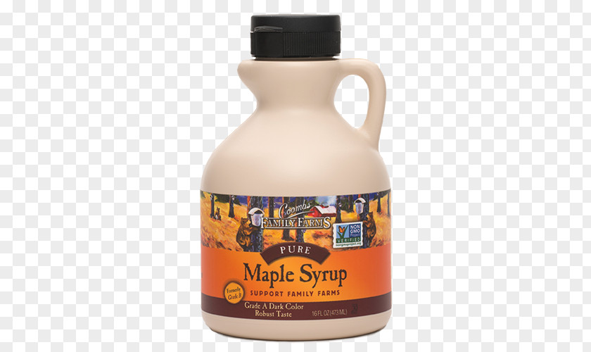 Sugar Maple Syrup Organic Food Pancake Bascom Farms PNG