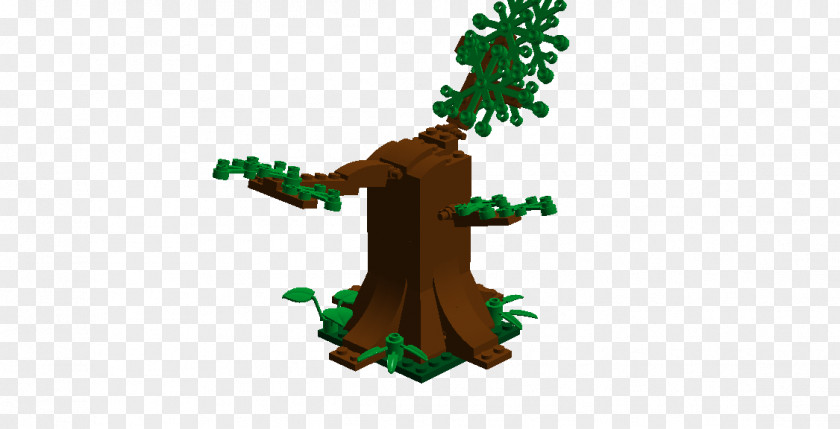 Tree LEGO Cartoon Character Font PNG