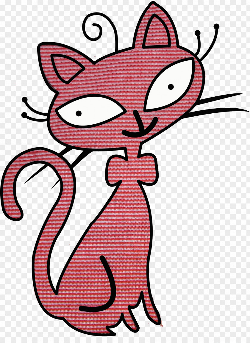 Cartoon Cat Whiskers Line Art Clip PNG
