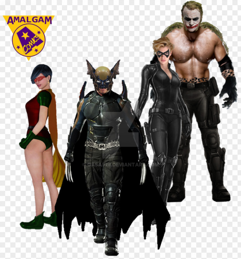 Dark Claw Batman Superhero Amalgam Comics PNG