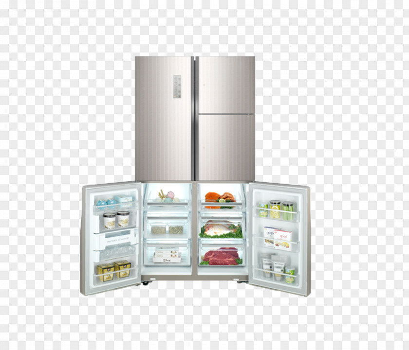 Freezer Open To The Door Refrigerator Home Appliance Congelador PNG