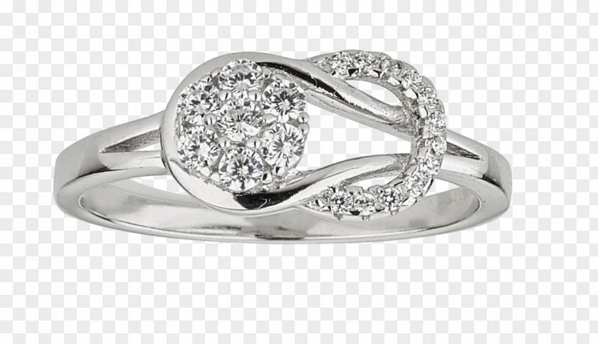 Infinity Knot Wedding Ring Silver Body Jewellery PNG