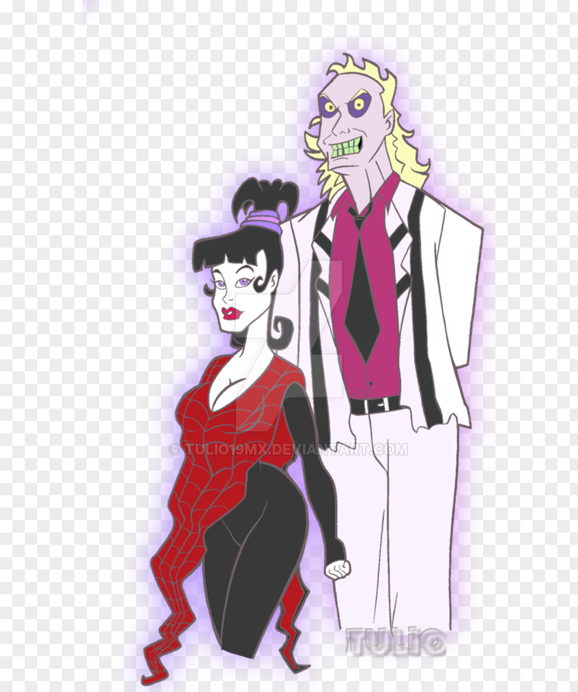 Joker Pink M Costume Design PNG
