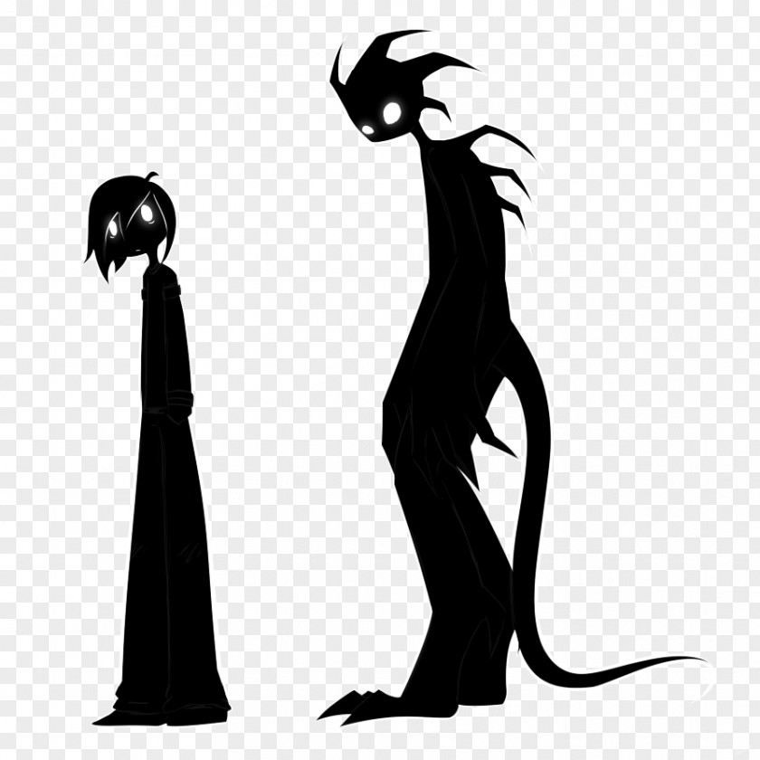 Monster Drawing Shadow Person Art PNG