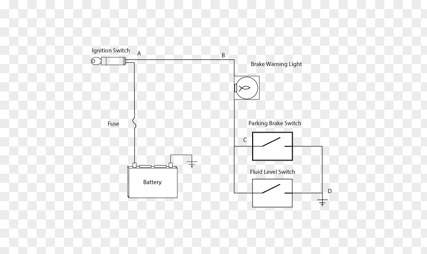 Parking Brake Line Angle Diagram PNG