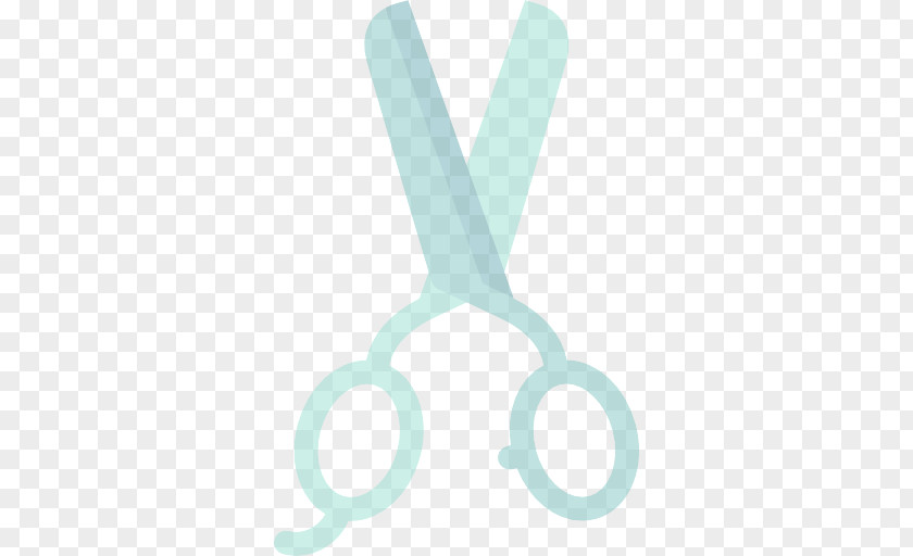 Scissors Turquoise PNG