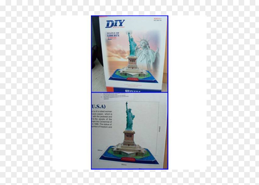 Statue Of Liberty Advertising Puzzle PNG