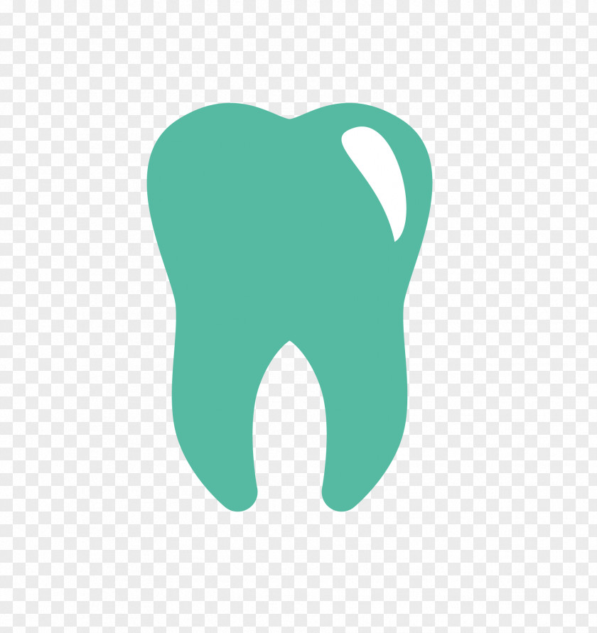 Vector Green Teeth Tooth Icon PNG