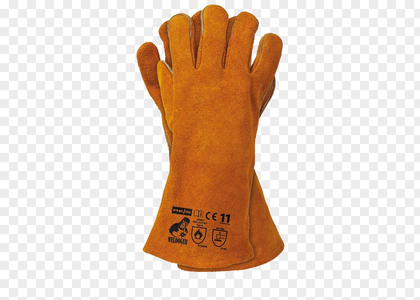 Welding Gloves Glove Personal Protective Equipment Leather Clothing Schutzhandschuh PNG