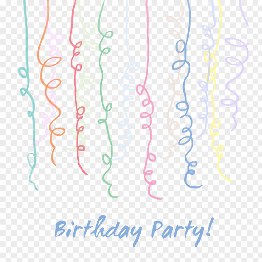 Birthday Party Decoration Material Icon PNG