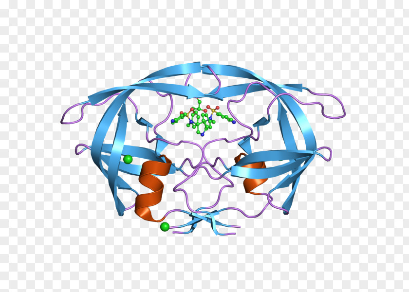 Cartoon Of Ferocious Virus Cells HIV-1 Protease Headgear Clip Art PNG