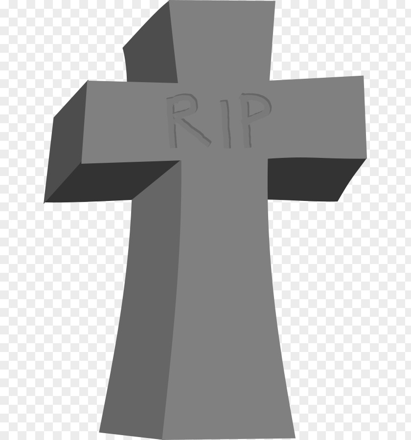 Graveyard Stone Cliparts Headstone Cross Cemetery Grave Clip Art PNG