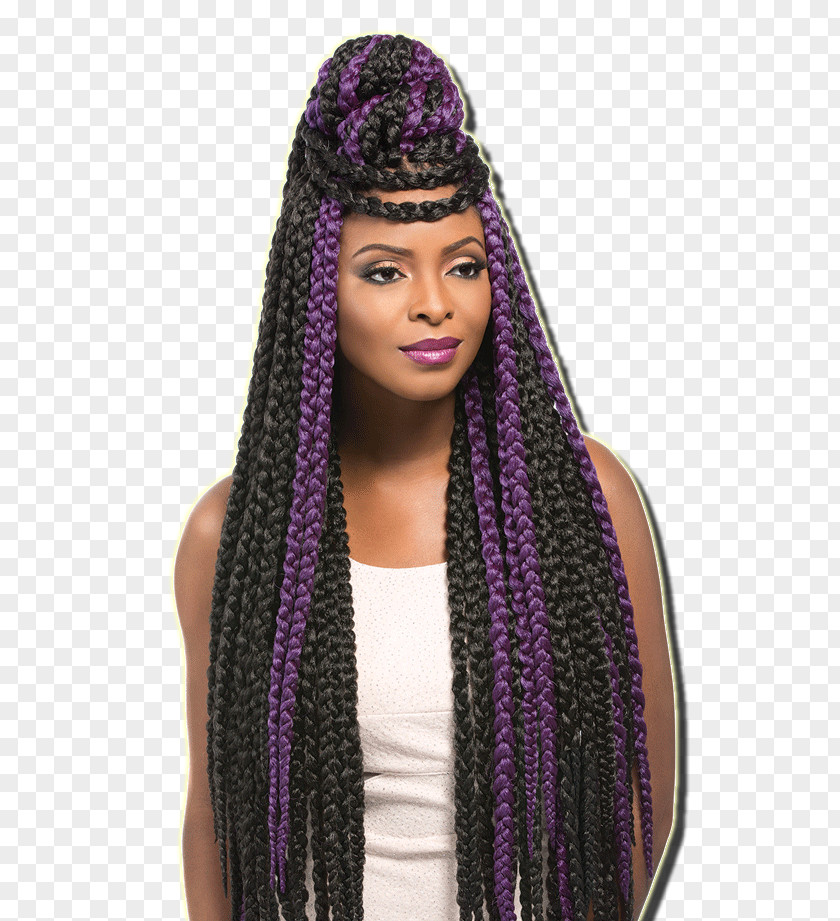 Hair Braids Box Crochet Afro PNG