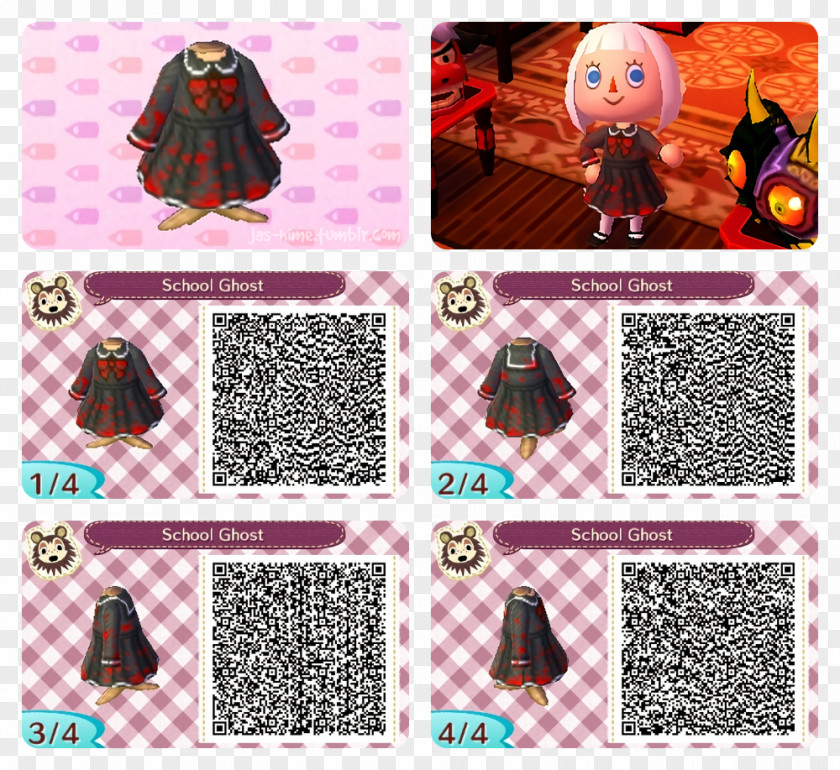 Qr Code Acnl Animal Crossing: New Leaf QR Clothing Dress PNG